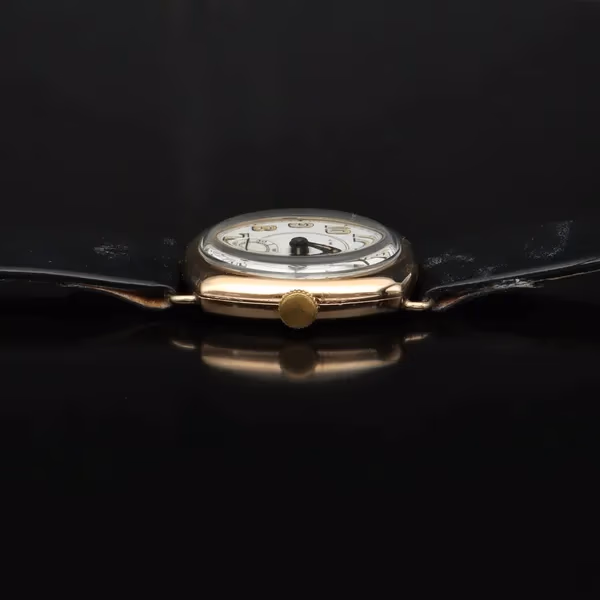J.W. Benson 9ct Cushion Cased Watch
