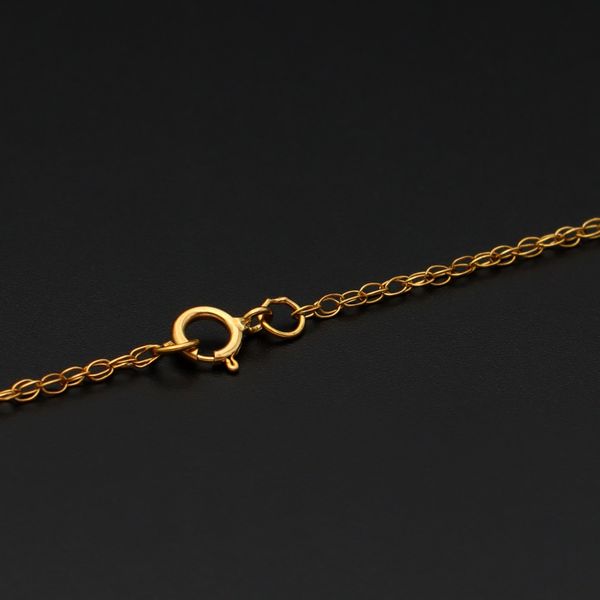 9ct Gold Diamond and Sapphire Pendant