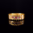 360° view of The Antique Victorian 1879 Ruby, Pearl and Rose Cut Diamond Ring