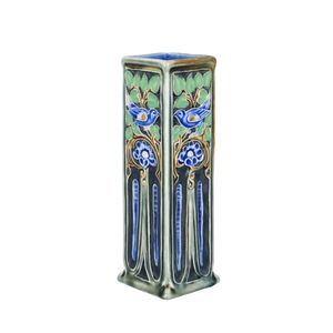 Doulton Lambeth Rectangular Vase