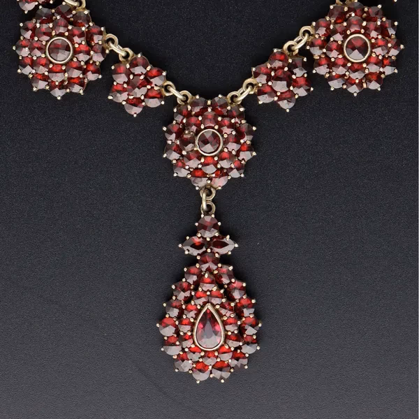 Victorian Bohemian Garnet Necklace