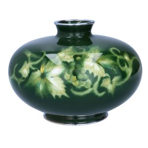 Japanese Tashio Cloisonné Enamel Vase
