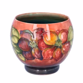 Walter Moorcroft Clematis Flambé