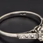Platinum 1.00ct Diamond Solitaire Ring With Diamond-Set Shoulders