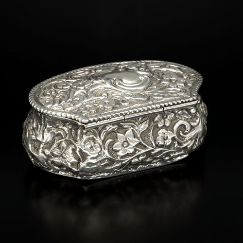 Victorian Ornate Silver Box image-2