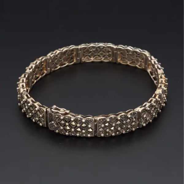Silver and Marcasite Bracelet