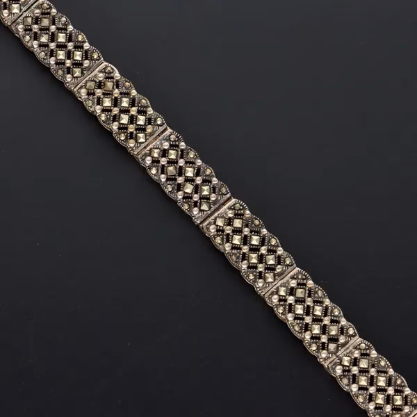 Silver and Marcasite Bracelet