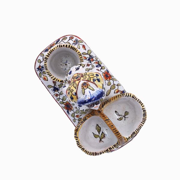 French Faience Salt Cellar