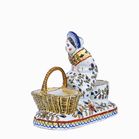 French Faience Salt Cellar