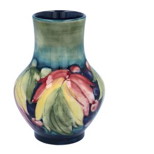 William Moorcroft Leaf and Berries Vase