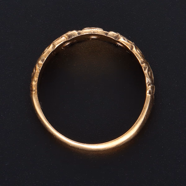 Vintage Gold Sapphire & Diamond Ring