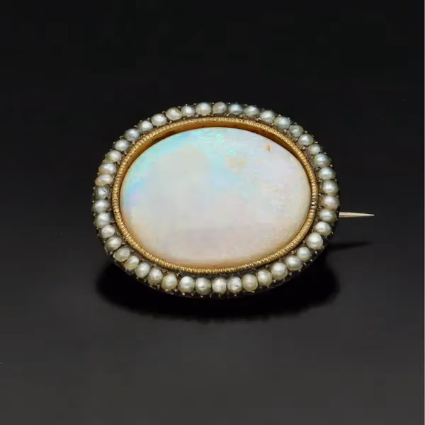 Victorian Opal Brooch