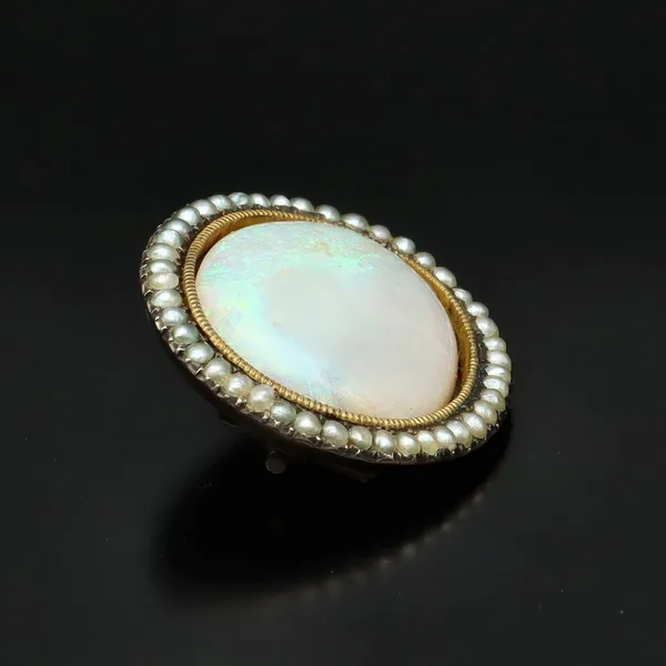 Victorian Opal Brooch