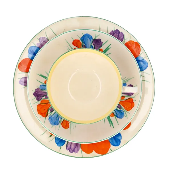 Clarice Cliff Crocus Trio