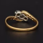Vintage 18ct Gold and Platinum Ring
