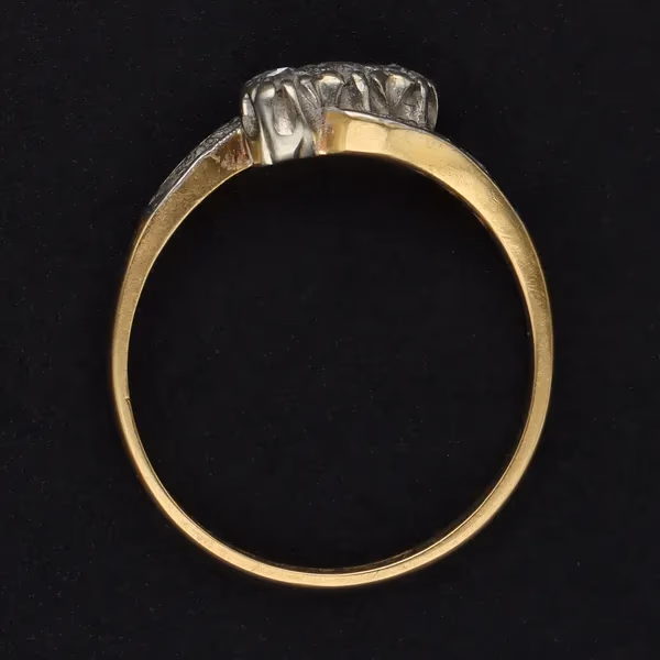 Vintage 18ct Gold and Platinum Ring