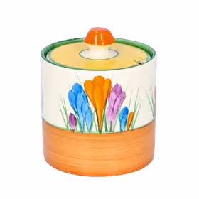 Clarice Cliff Crocus Preserve Pot