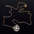Art Deco18ct Gold Diamond Pendant
