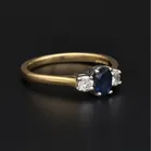 18ct Gold Sapphire and Diamond Ring