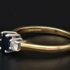 18ct Gold Sapphire and Diamond Ring