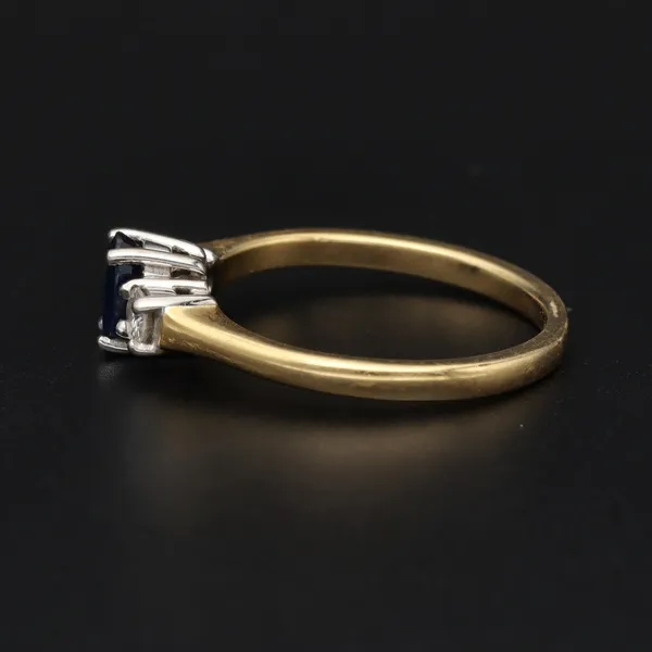 18ct Gold Sapphire and Diamond Ring
