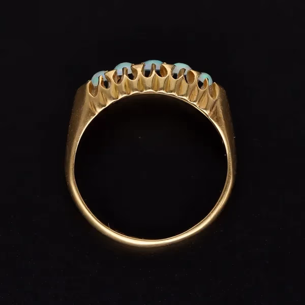 18k Gold Opal Ring