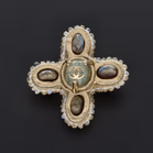 Rare Chanel Vintage Paste Brooch