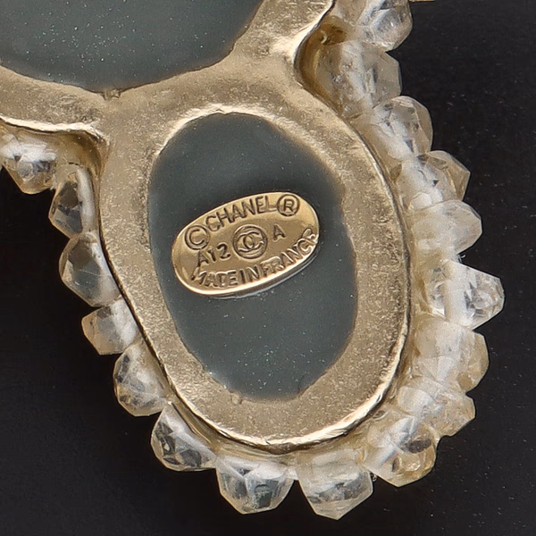 Rare Chanel Vintage Paste Brooch