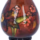 Moorcroft Orchid & Spring Flowers Flambe Vase