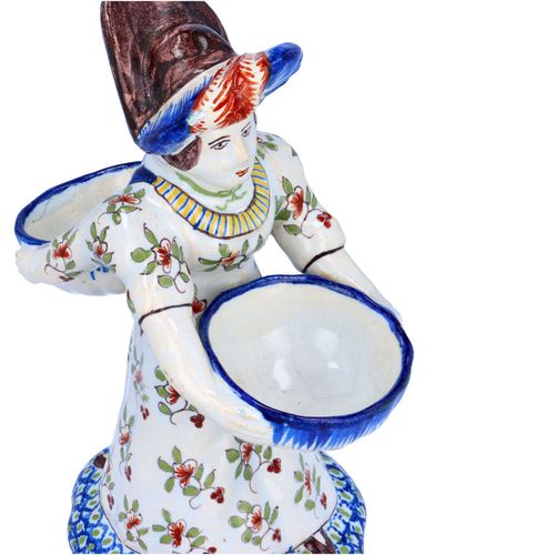 French Faience Desvres Double Salt Cellar image-5