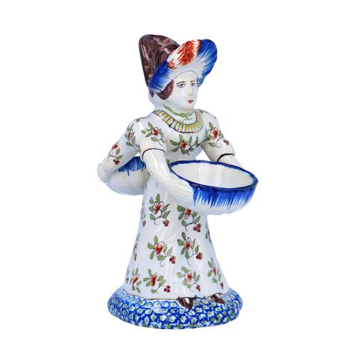 French Faience Desvres Double Salt Cellar image-4