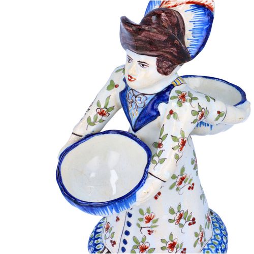 French Faience Desvres Double Salt Cellar image-3