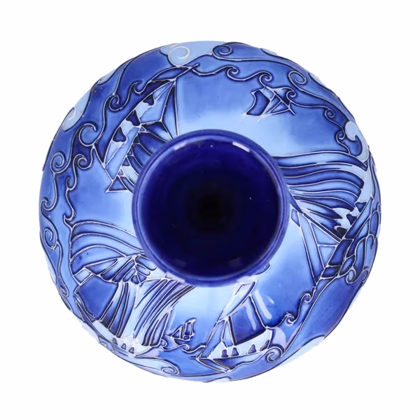 Moorcroft Centenary Florian Yacht Vase