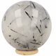 Toermalijnkwarts bol 83mm - 360° presentation