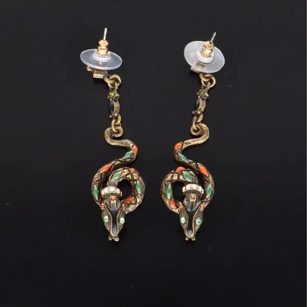 Rare Vintage Sweet Romance Snake Jewellery Set