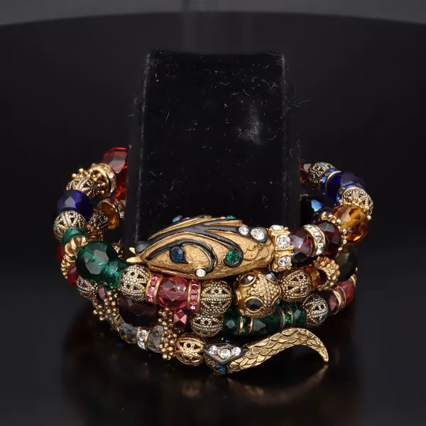 Rare Vintage Sweet Romance Snake Jewellery Set