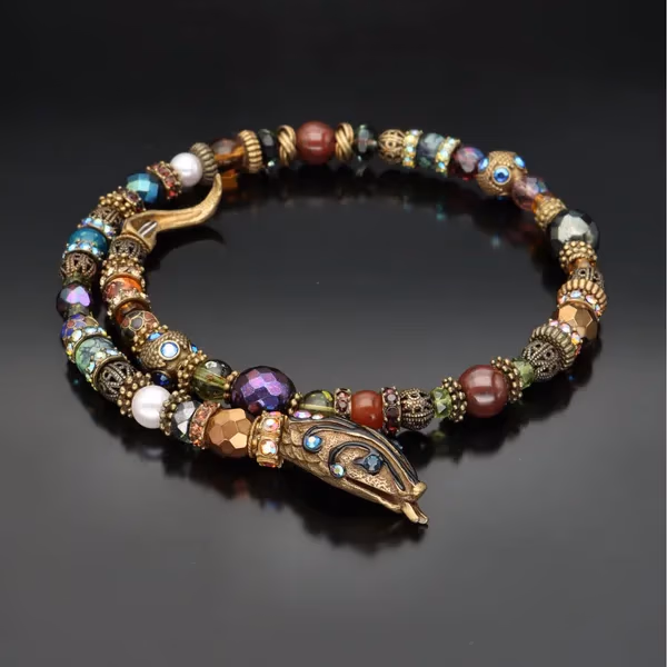 Rare Vintage Sweet Romance Snake Jewellery Set