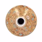 Japanese Satsuma Iris Vase Ryuzan