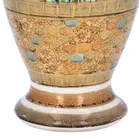Japanese Satsuma Iris Vase Ryuzan