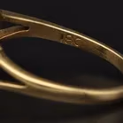 18ct Gold Emerald and Diamond Ring