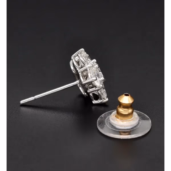 Diamond Cluster Ear Studs
