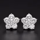 Diamond Cluster Ear Studs