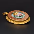 Victorian Micro Mosaic Pendant