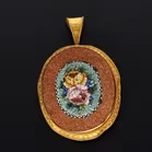 Victorian Micro Mosaic Pendant