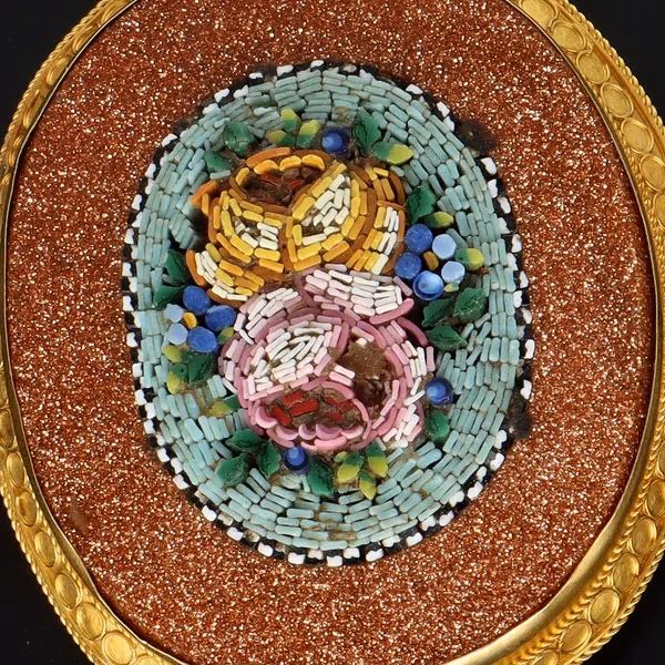 Victorian Micro Mosaic Pendant