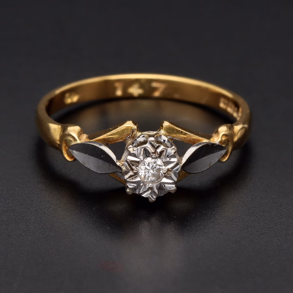 18ct Gold Diamond Ring