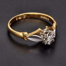 18ct Gold Diamond Ring