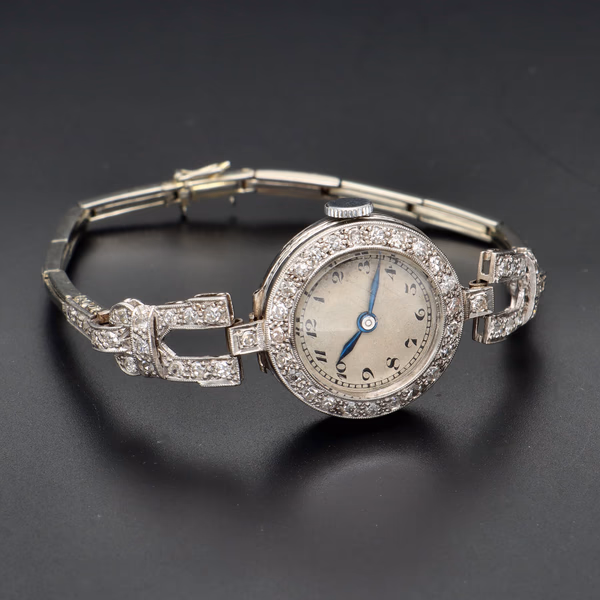 Gold Diamond Cocktail Watch