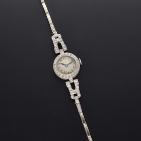 Gold Diamond Cocktail Watch