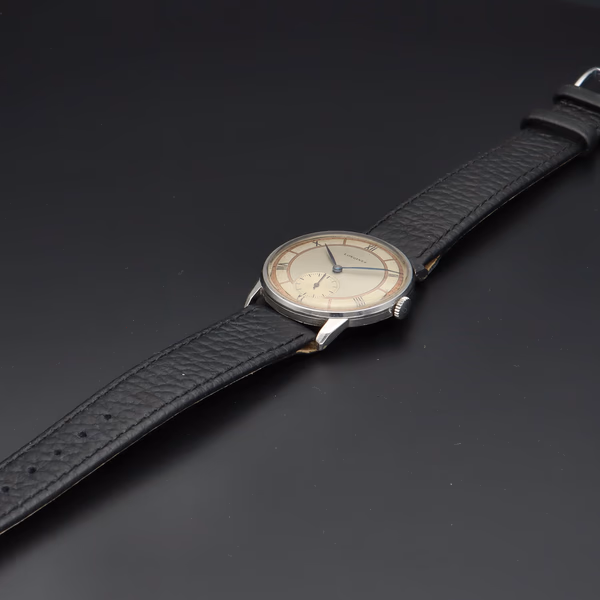 Longines Oversize Two Tone Sector Dial Watch